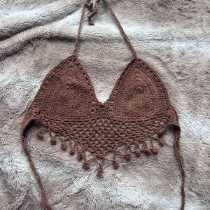 Crocheted tank top